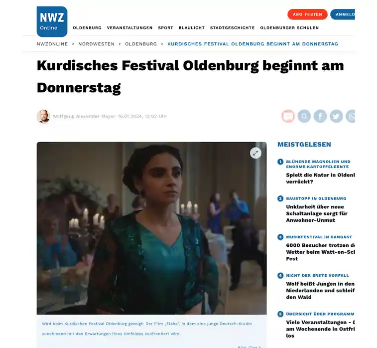 NWZ: Pena.ger bringt Beratung und Kultur zusammen