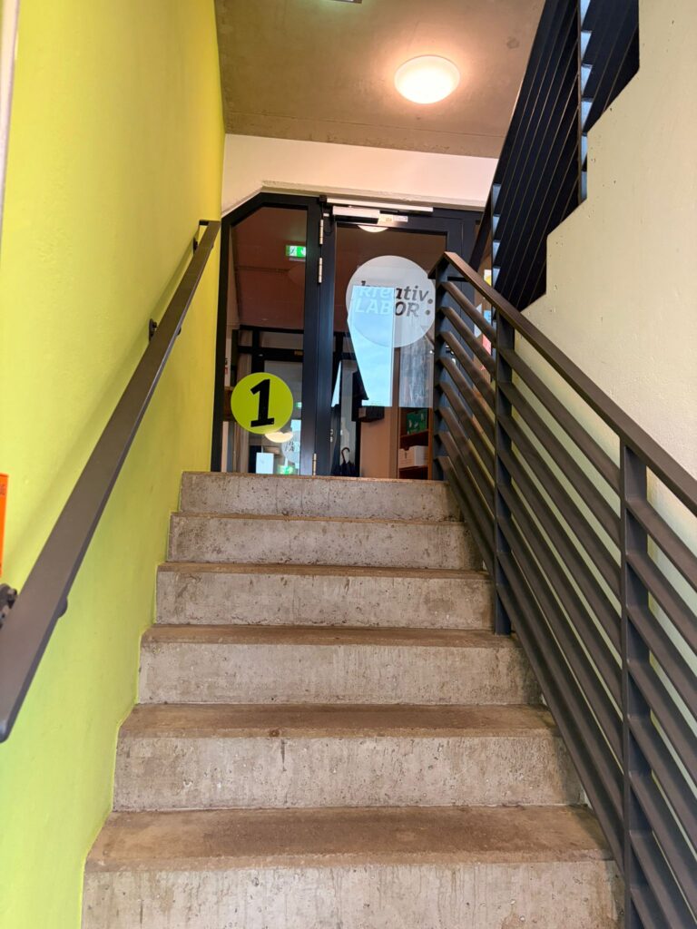 Eingang im Treppenhaus